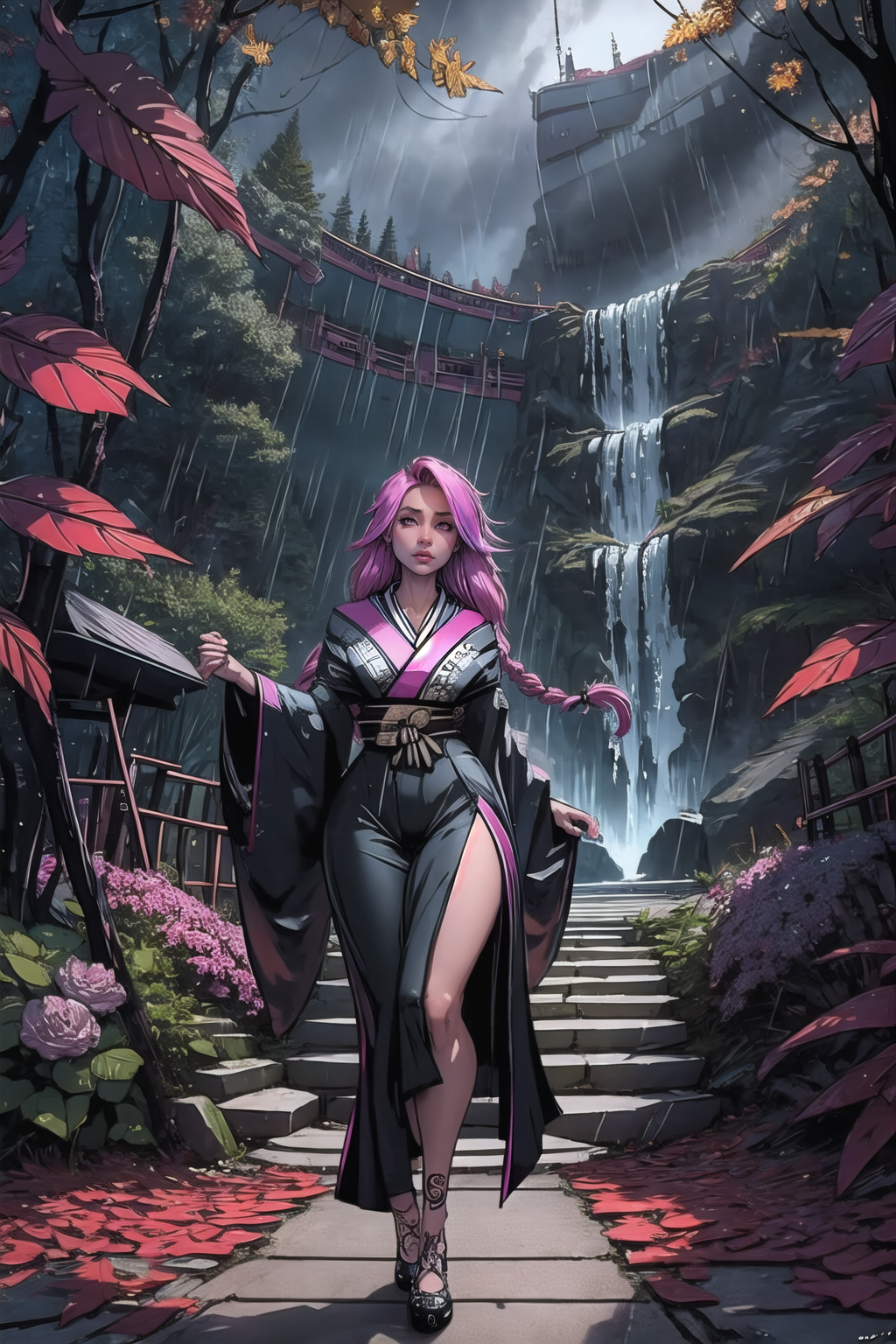 00057-2739828568-(masterpiece, best_quality, ultra-detailed, immaculate_1.3), epic, illustration, ,sci-fi spy lord , lace , tobi pants,, kimono,.png